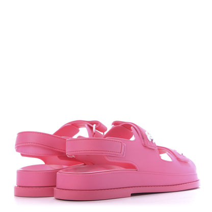 Chanel Rubber CC Dad Sandals 40 Pink 4 of 11