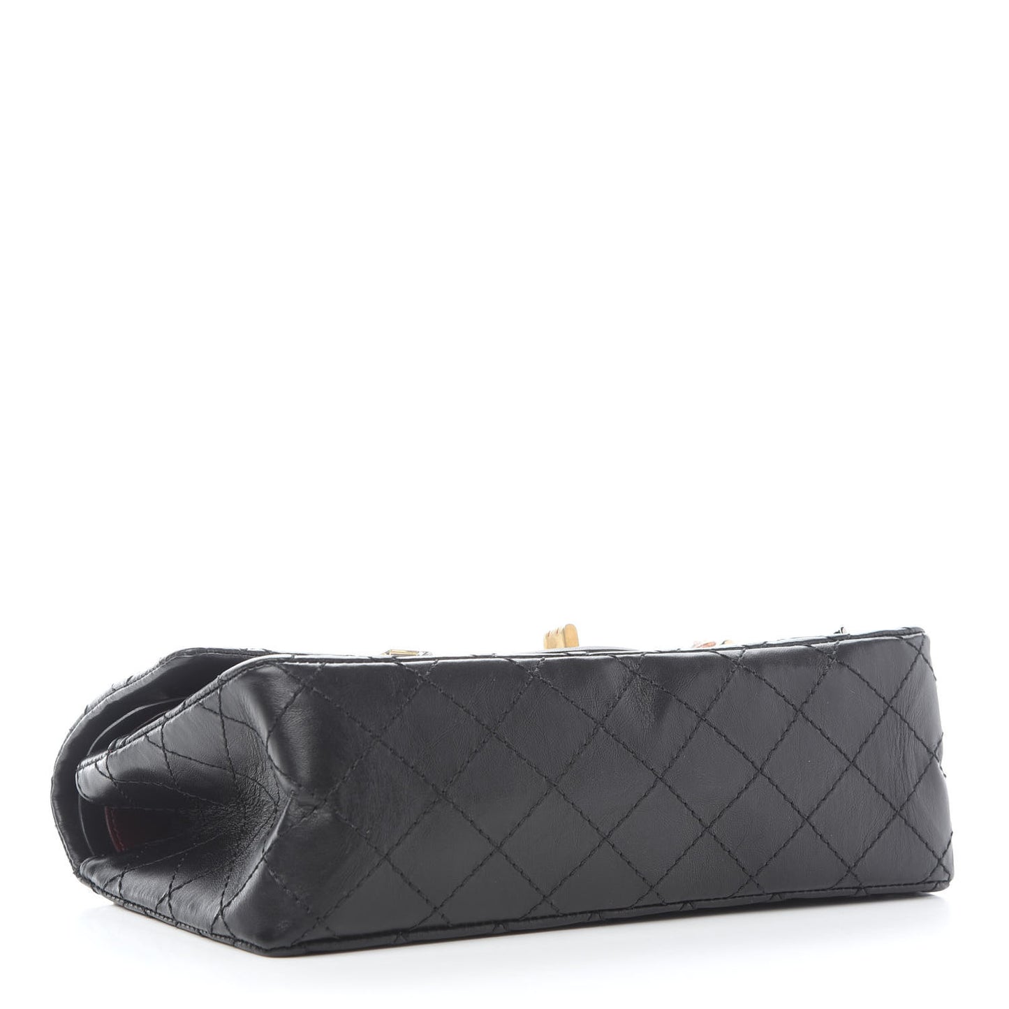 Aged Calfskin Lucky Charms 2.55 Reissue 225 Flap Black