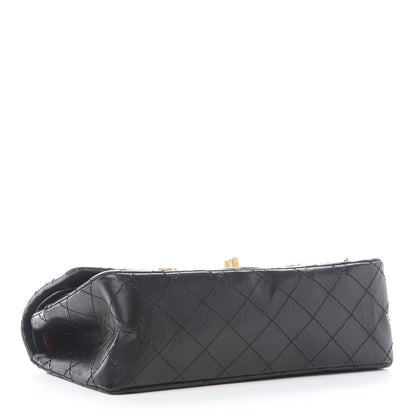 Chanel Aged Calfskin Lucky Charms 2.55 Reissue 225 Flap Black 4 of 10