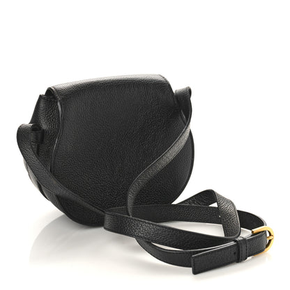 Chloe Calfskin Mini Marcie Round Crossbody Bag Black 3 of 8
