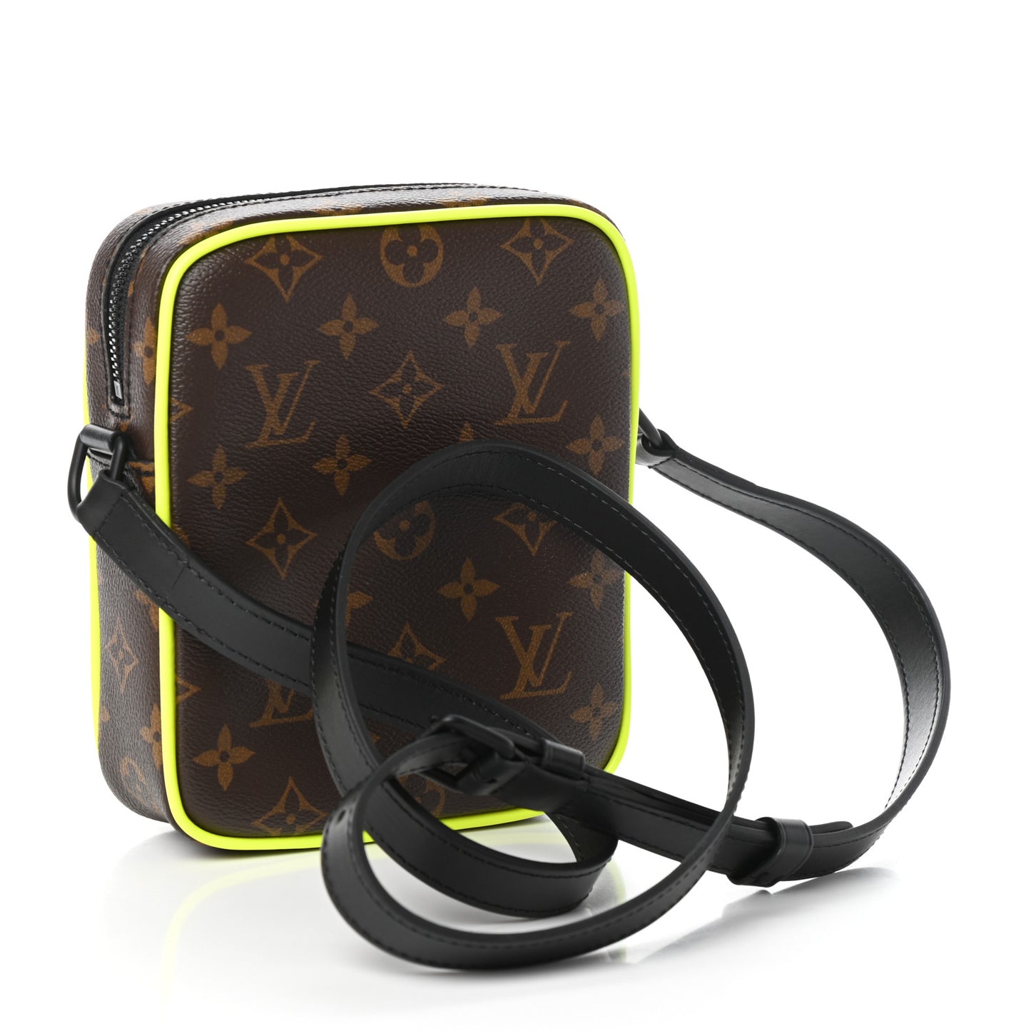 Monogram Macassar Christopher Wearable Wallet Fluorescent Yellow