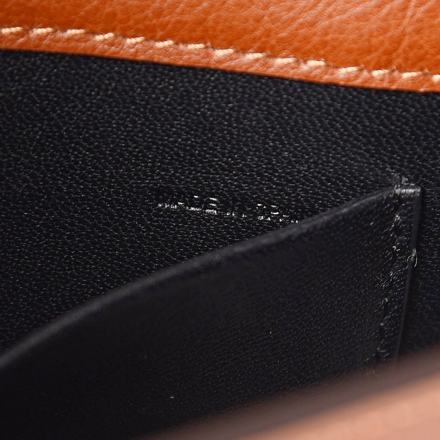 Calfskin Small Nile Bracelet Minaudiere Bag Caramel