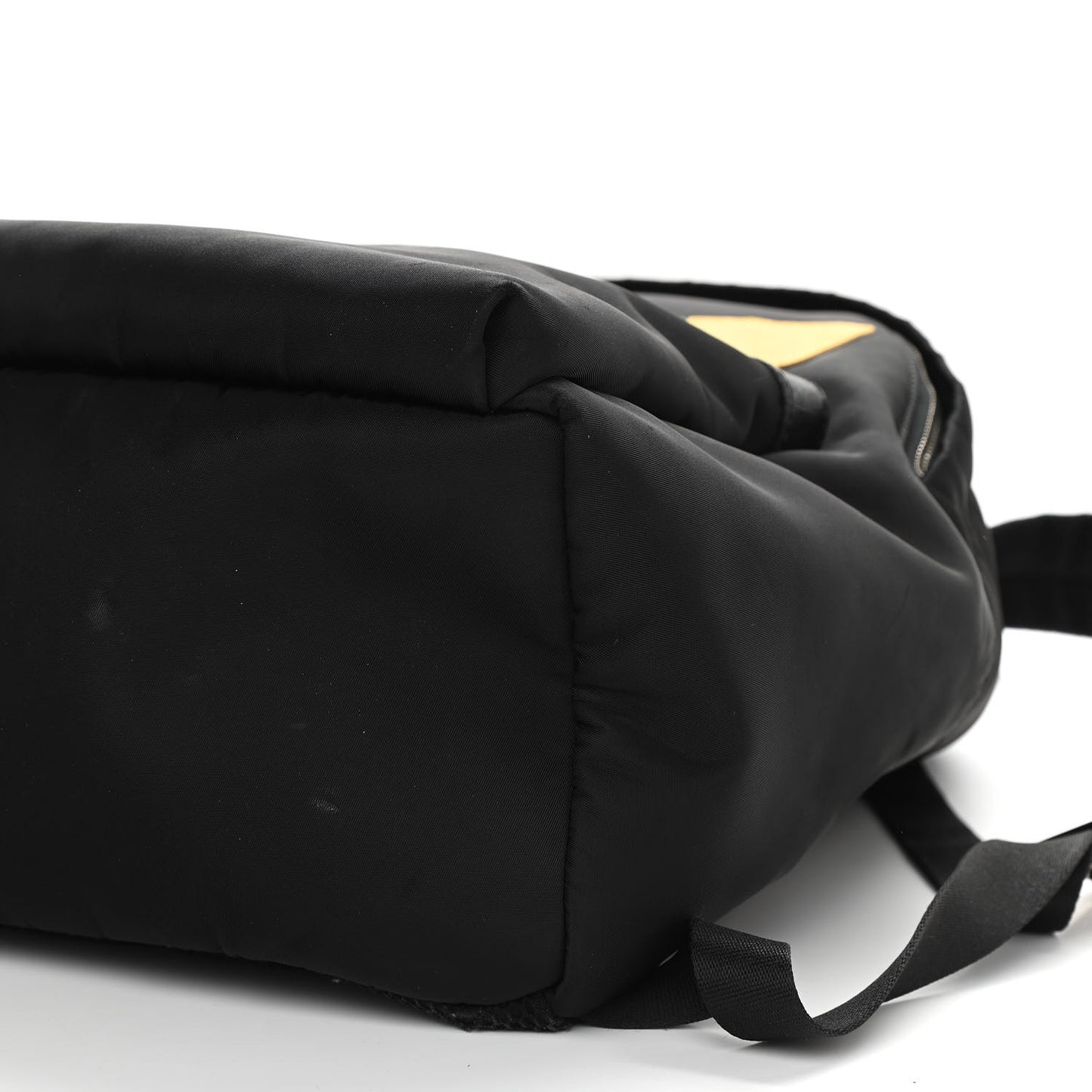 Nylon Vitello Elite Monster Eyes Rounded Backpack Black Yellow