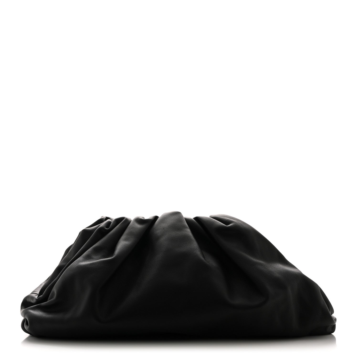 Bottega Veneta Smooth Butter Calf The Pouch Oversized Clutch Black 1 of 10