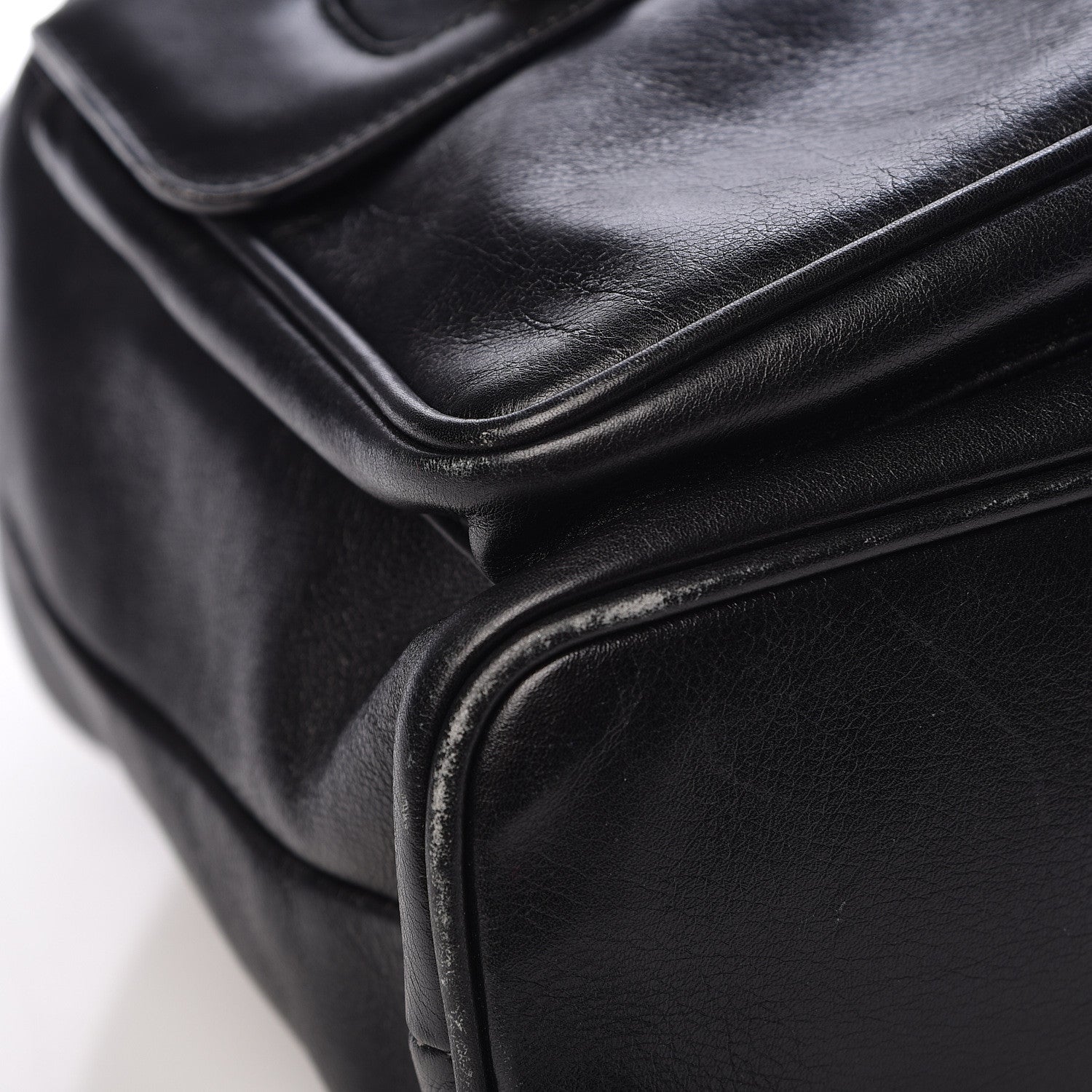 Gucci Calfskin Bamboo Backpack Black 17 of 22
