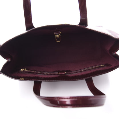 Louis Vuitton Vernis Wilshire PM Rouge Fauviste 4 of 8