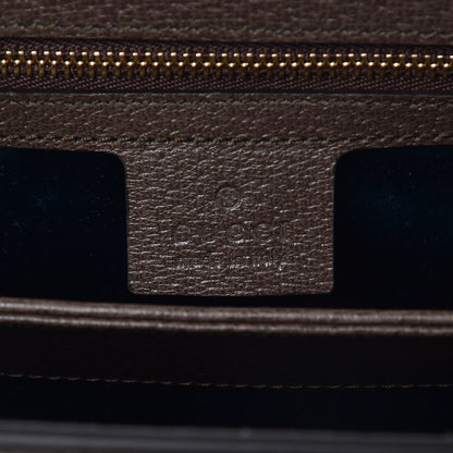 Gucci GG Supreme Monogram Web Medium Ophidia Chain Shoulder Bag Brown 6 of 7