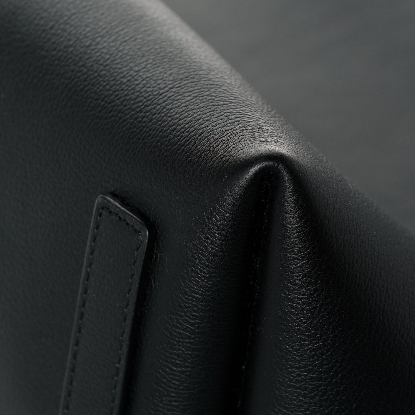 Calfskin Large Society Tote Black
