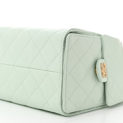 Chanel Caviar Quilted Small Chanel 25 Handbag Light Green 10 of 10