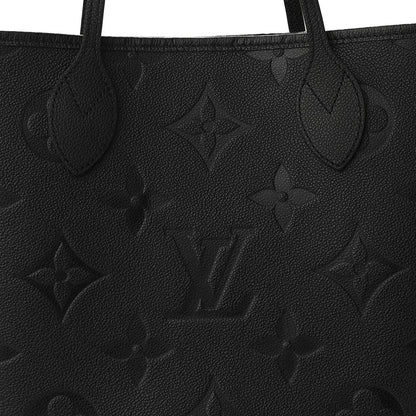 Louis Vuitton Empreinte Monogram Giant Neverfull MM Black 7 of 9