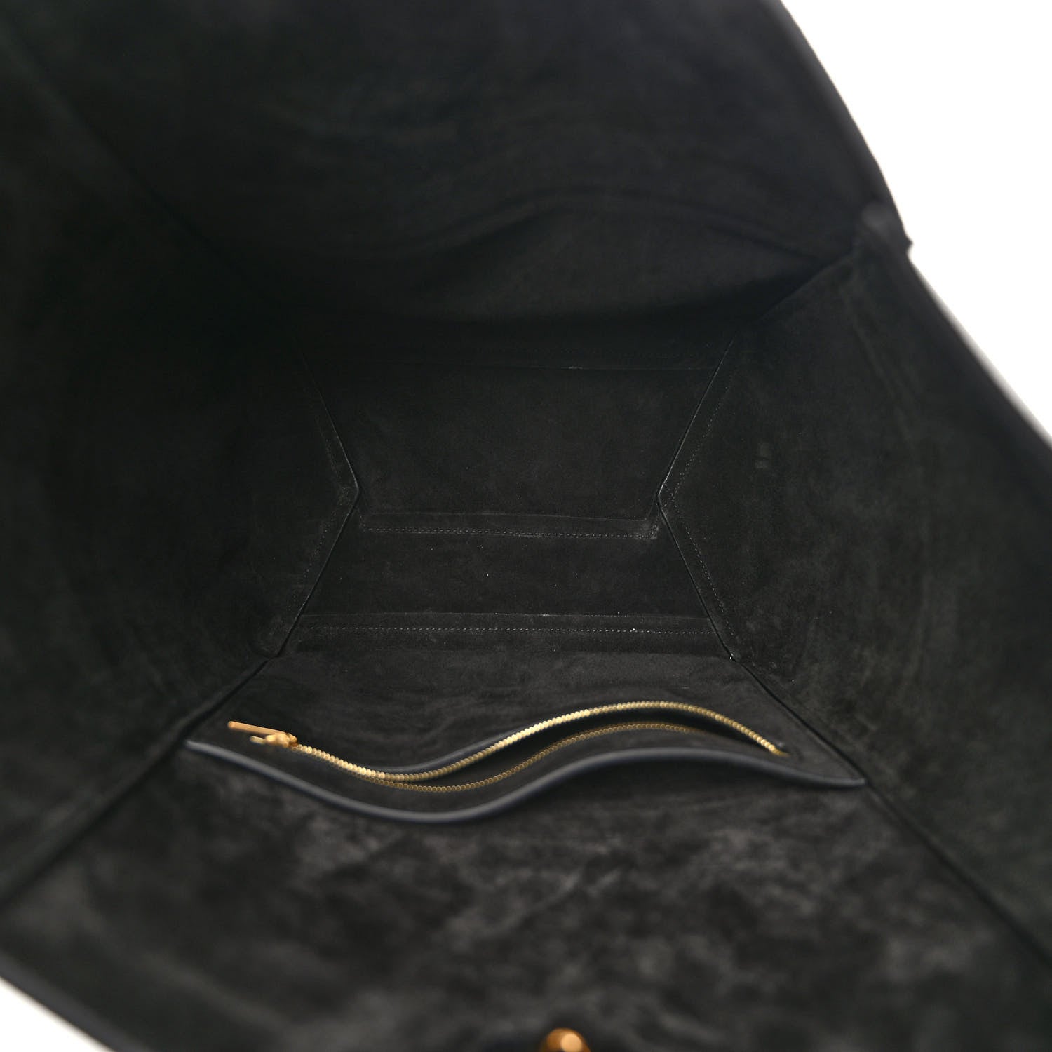 Celine Soft Grained Calfskin Sangle Bucket Bag Black 5 of 9