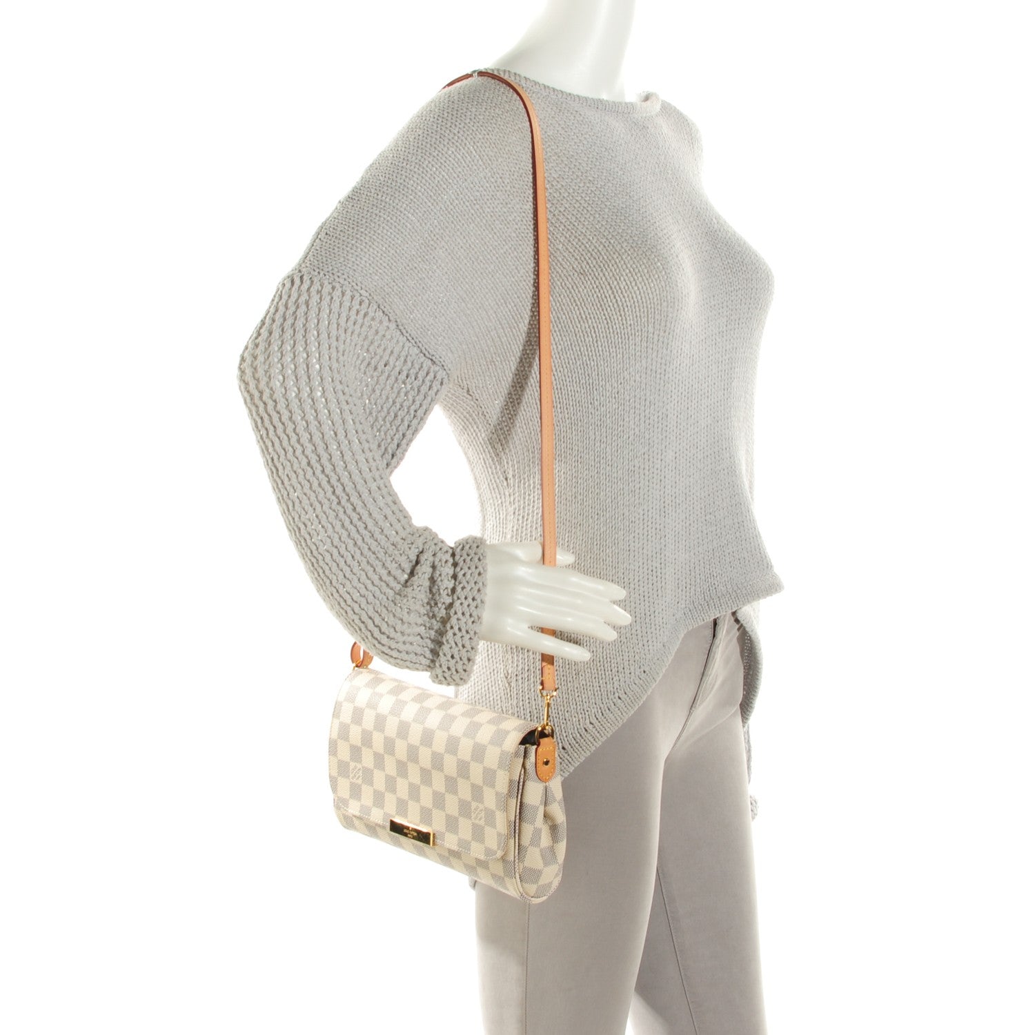 Louis Vuitton Damier Azur Favorite MM 2 of 8