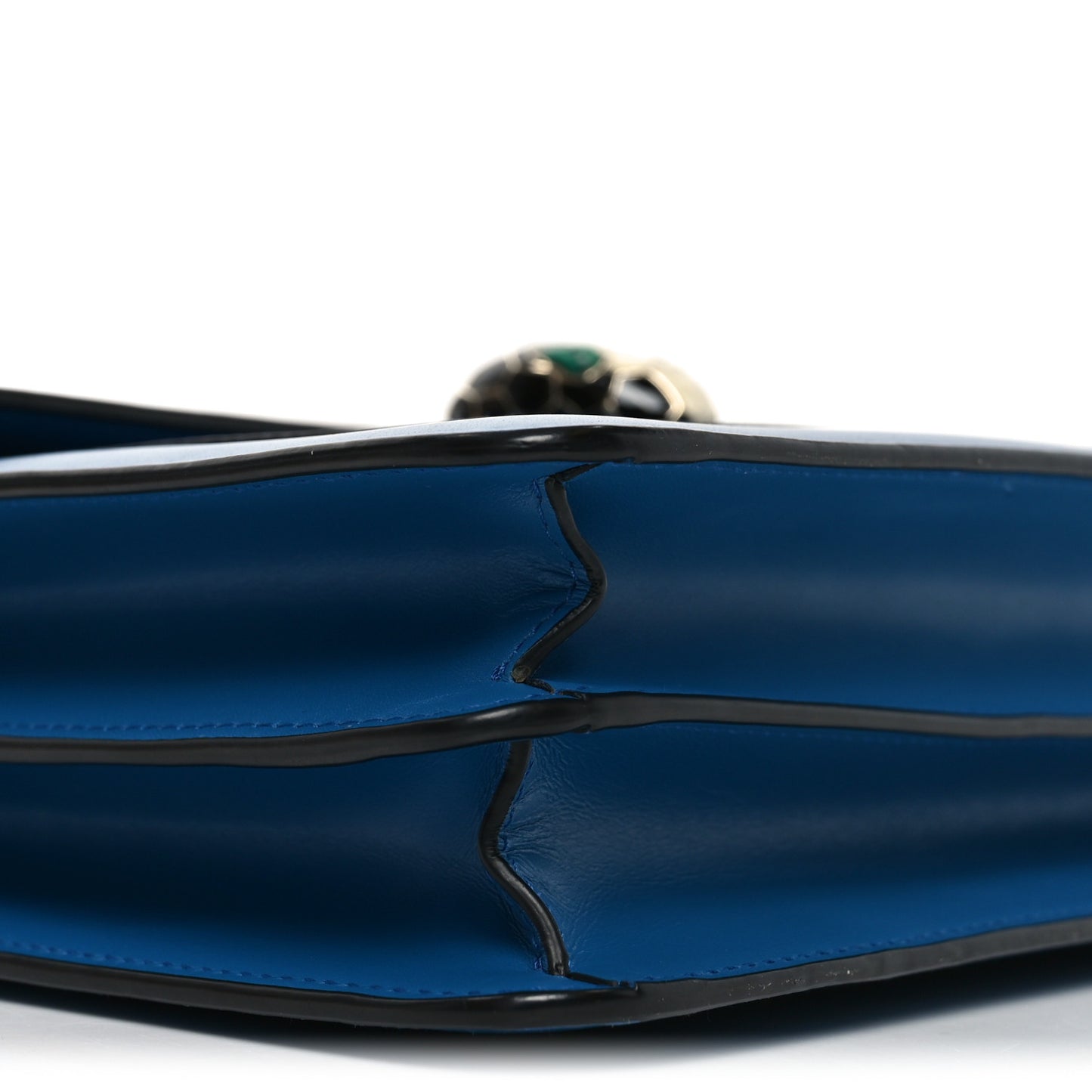 Calfskin Serpenti Forever Shoulder Bag Blue