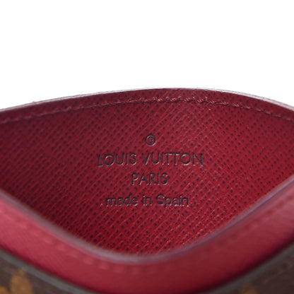 Louis Vuitton Monogram Card Holder Fuchsia 5 of 5