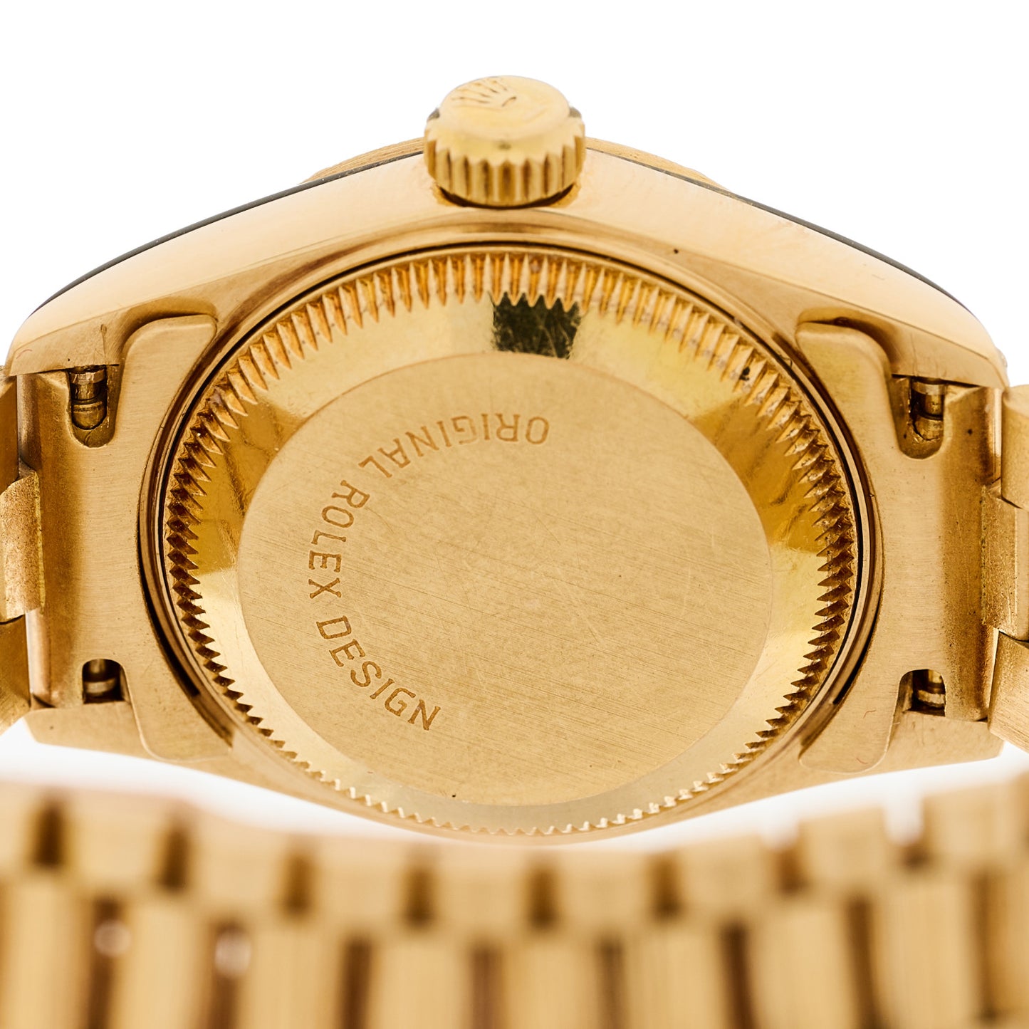 18K Yellow Gold Diamond 26mm Datejust President Watch Champagne 69278