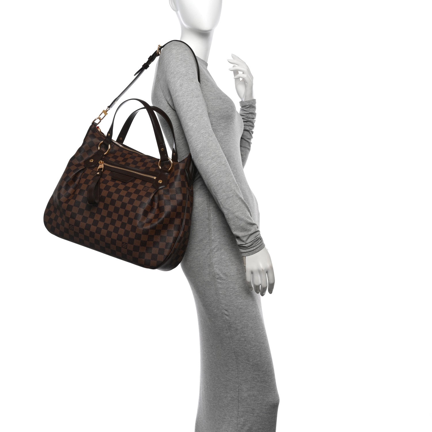 Louis Vuitton Damier Ebene Evora MM 2 of 9