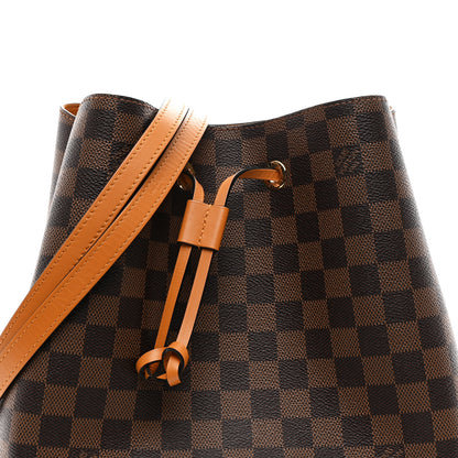 Louis Vuitton Damier Ebene Neonoe MM Safran 8 of 11