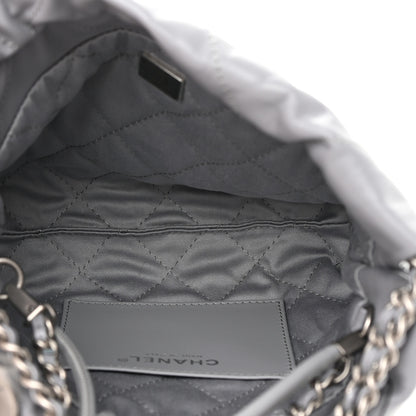 Chanel Shiny Calfskin Quilted Mini Chanel 22 Grey 5 of 11