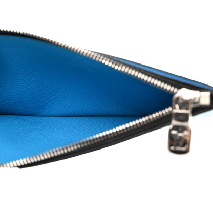 Louis Vuitton Taigarama Coin Card Holder Blue Lagoon 6 of 7