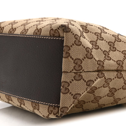 Gucci Monogram Small Charmy Tote Dark Brown 10 of 10