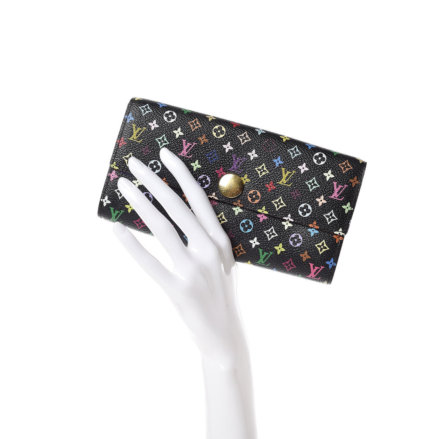 Monogram Multicolor Sarah Wallet Black Grenade