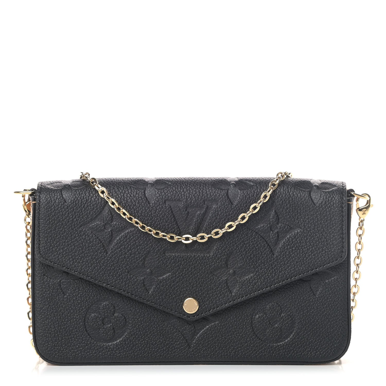 Louis Vuitton Empreinte Monogram Giant Wild At Heart Felicie Pochette Black 1 of 4