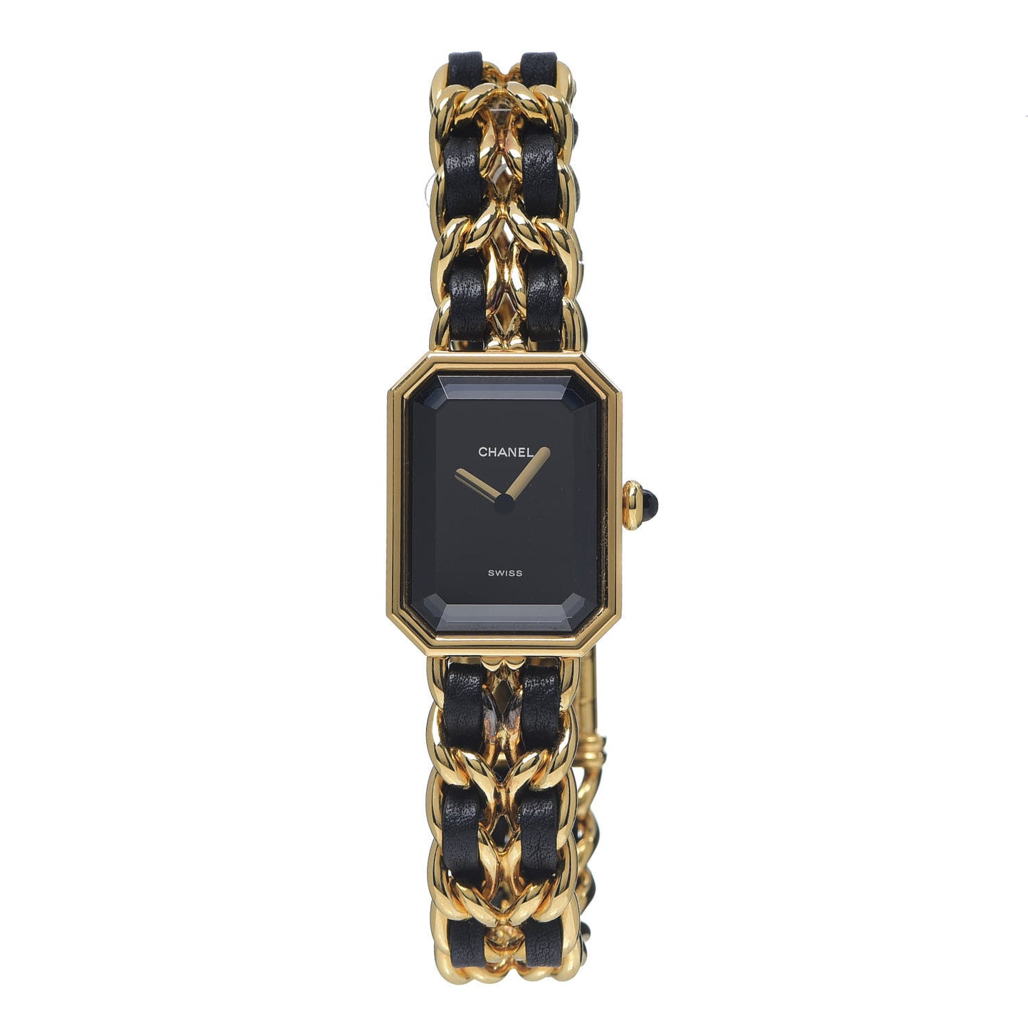 Stainless Steel Lambskin 20mm Chain Premiere Quartz Watch Gold L