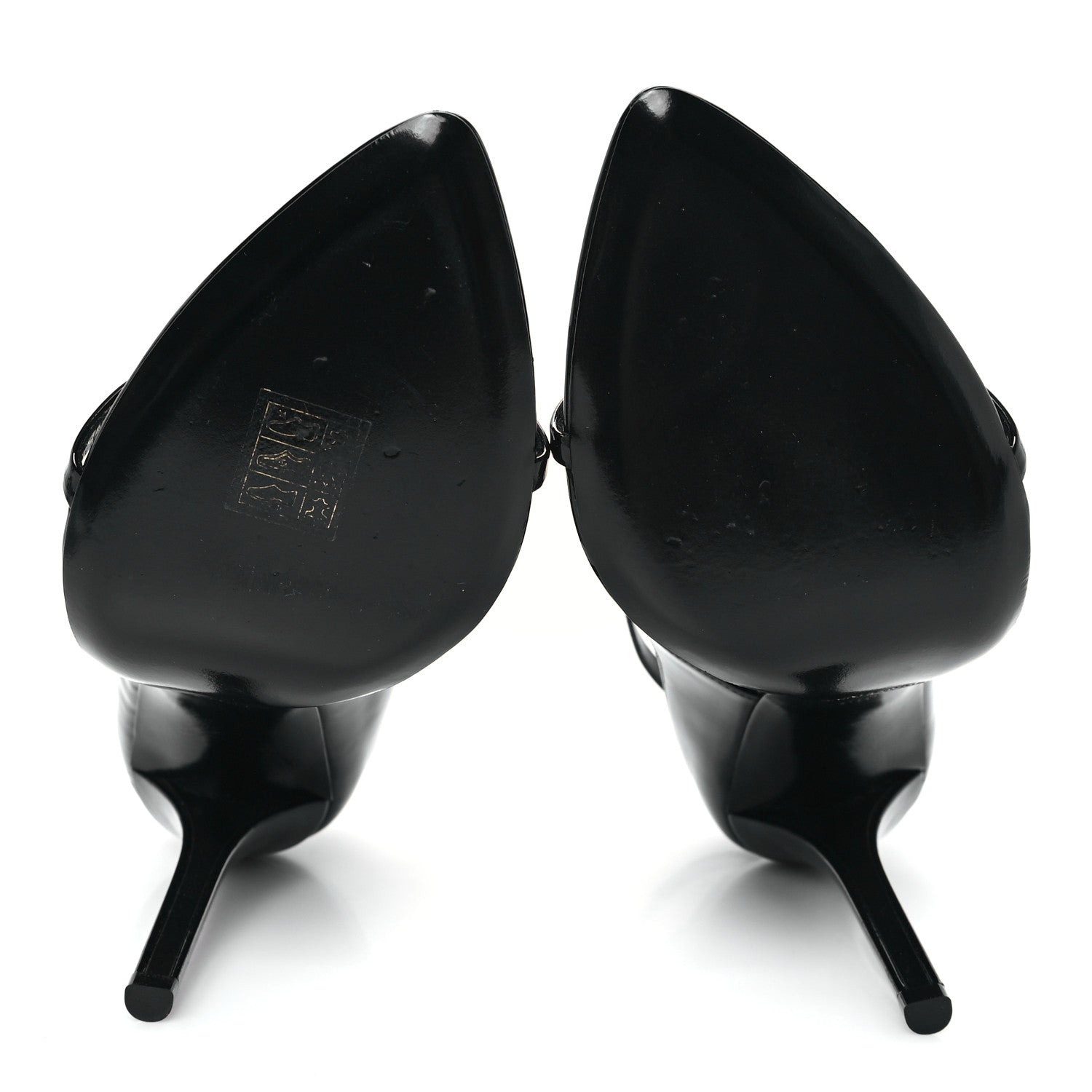 Saint Laurent Vernice Grupy Dita 110 Sandals 38.5 Black 6 of 10