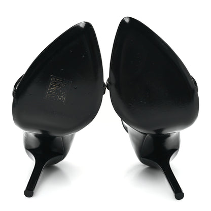 Saint Laurent Vernice Grupy Dita 110 Sandals 38.5 Black 6 of 10