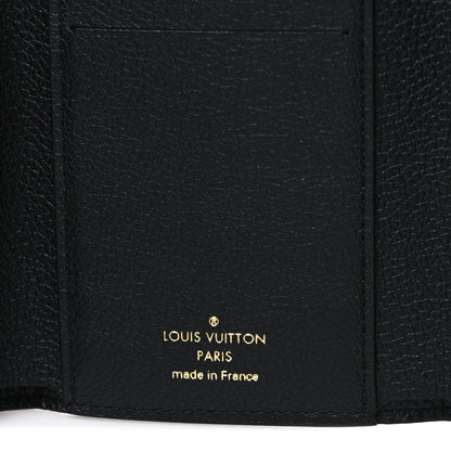 Louis Vuitton Empreinte Monogram Giant Victorine Wallet Black Beige 6 of 7