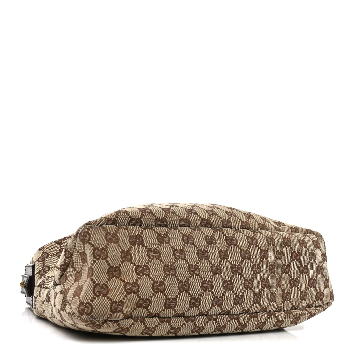 Monogram Medium Horsebit Chain Hobo Dark Brown