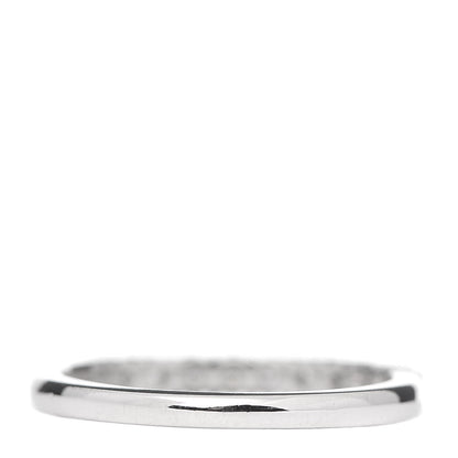 Tiffany Platinum Diamond .27ct 2.2mm Half Circle Embrace Band Ring 50 5.25 3 of 6