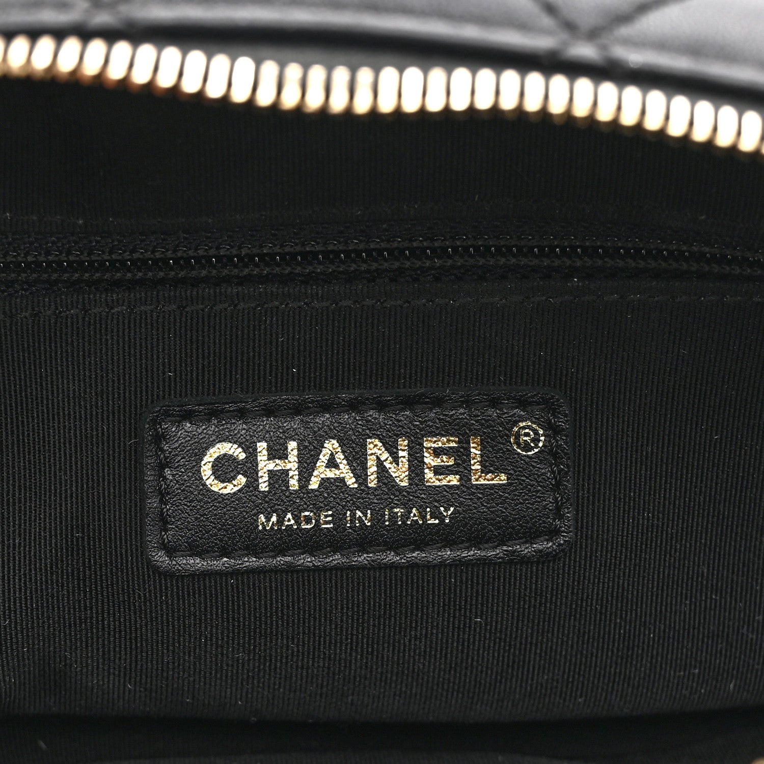 Chanel Lambskin Quilted Studded Camera Case Black 6 of 10
