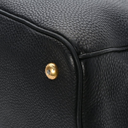 Prada Vitello Daino Tote Black 8 of 10