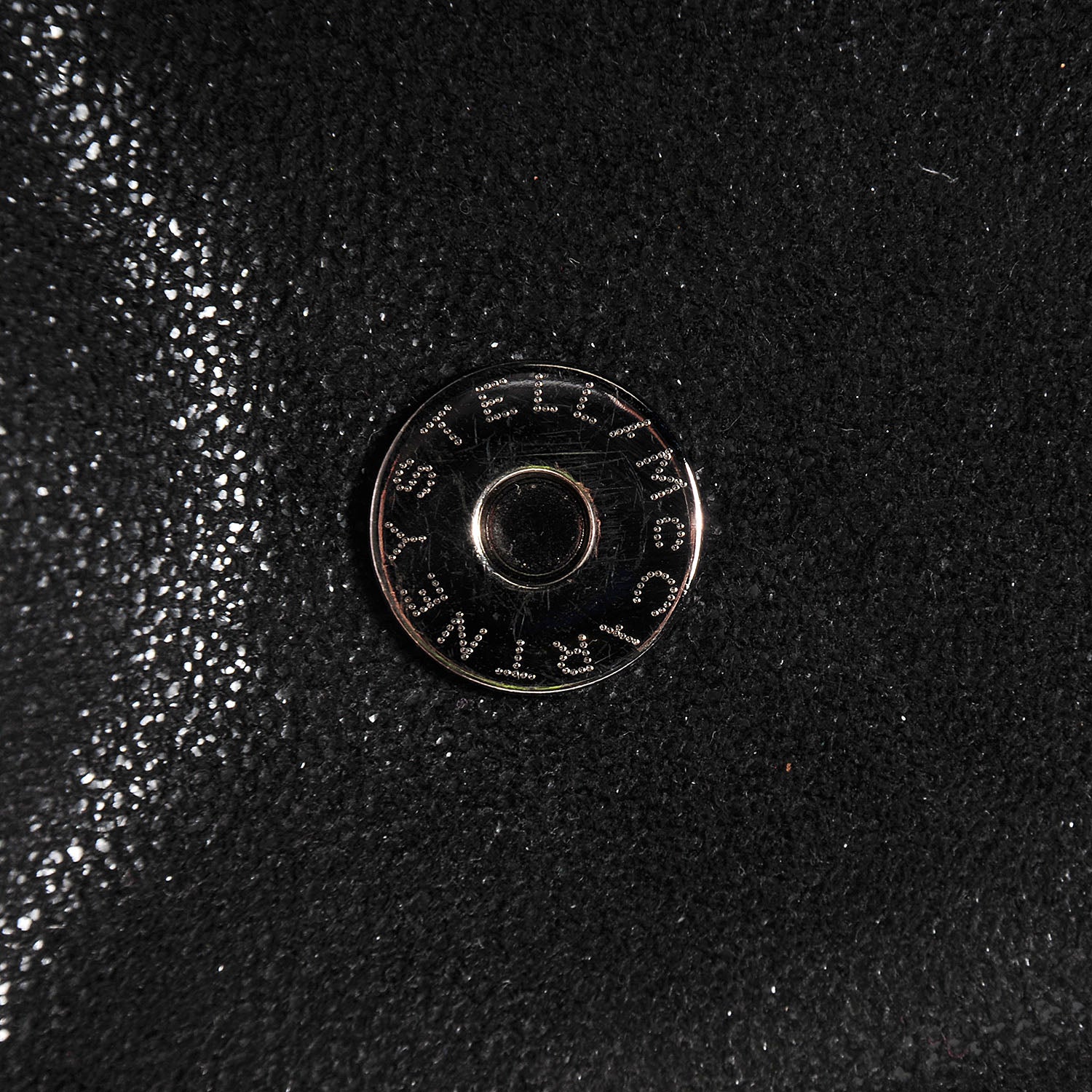 Stella McCartney Faux Leather Shaggy Deer Big Falabella Black 7 of 8