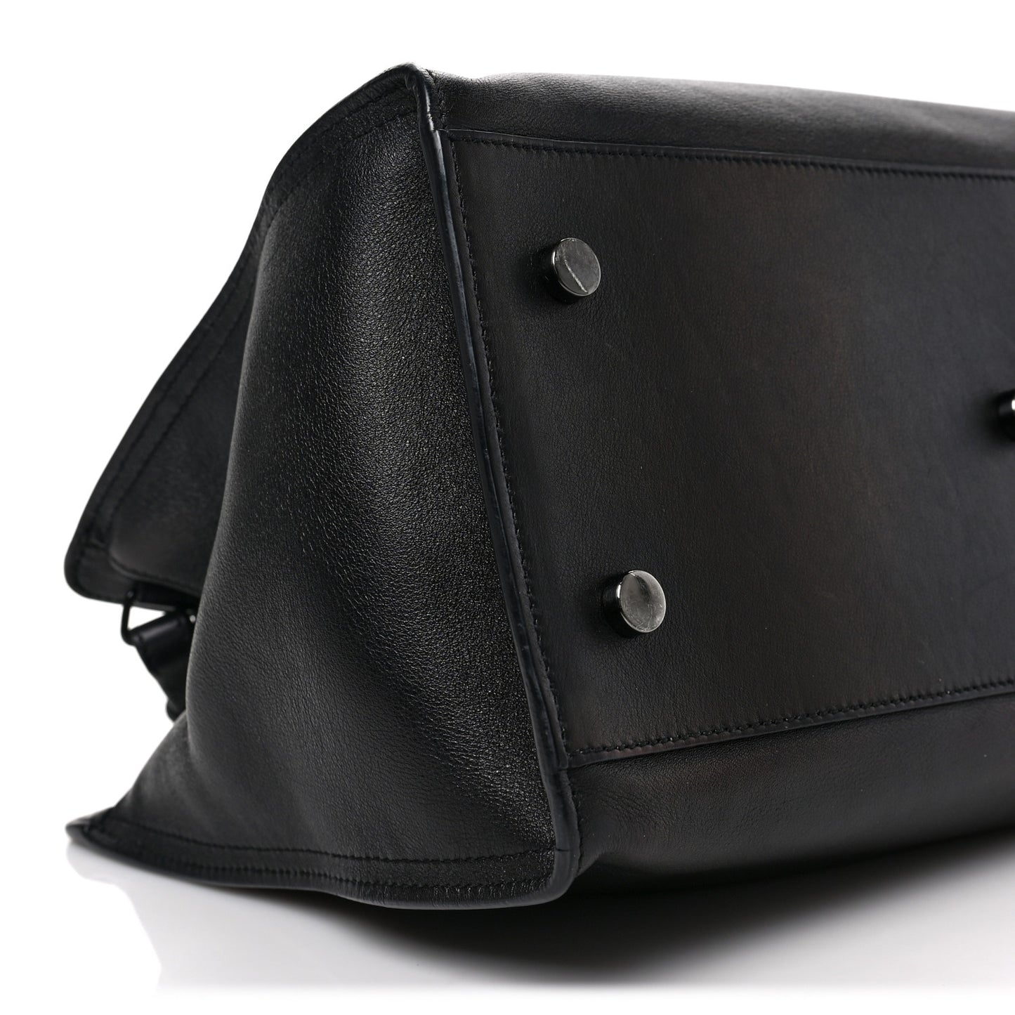 Smooth Calfskin Small Monogram Cabas Black