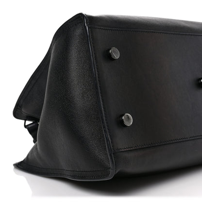 Saint Laurent Smooth Calfskin Small Monogram Cabas Black 8 of 9