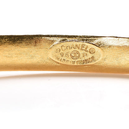 Chanel Metal Heart CC Bangle Bracelets Set of 2 Gold 3 of 4