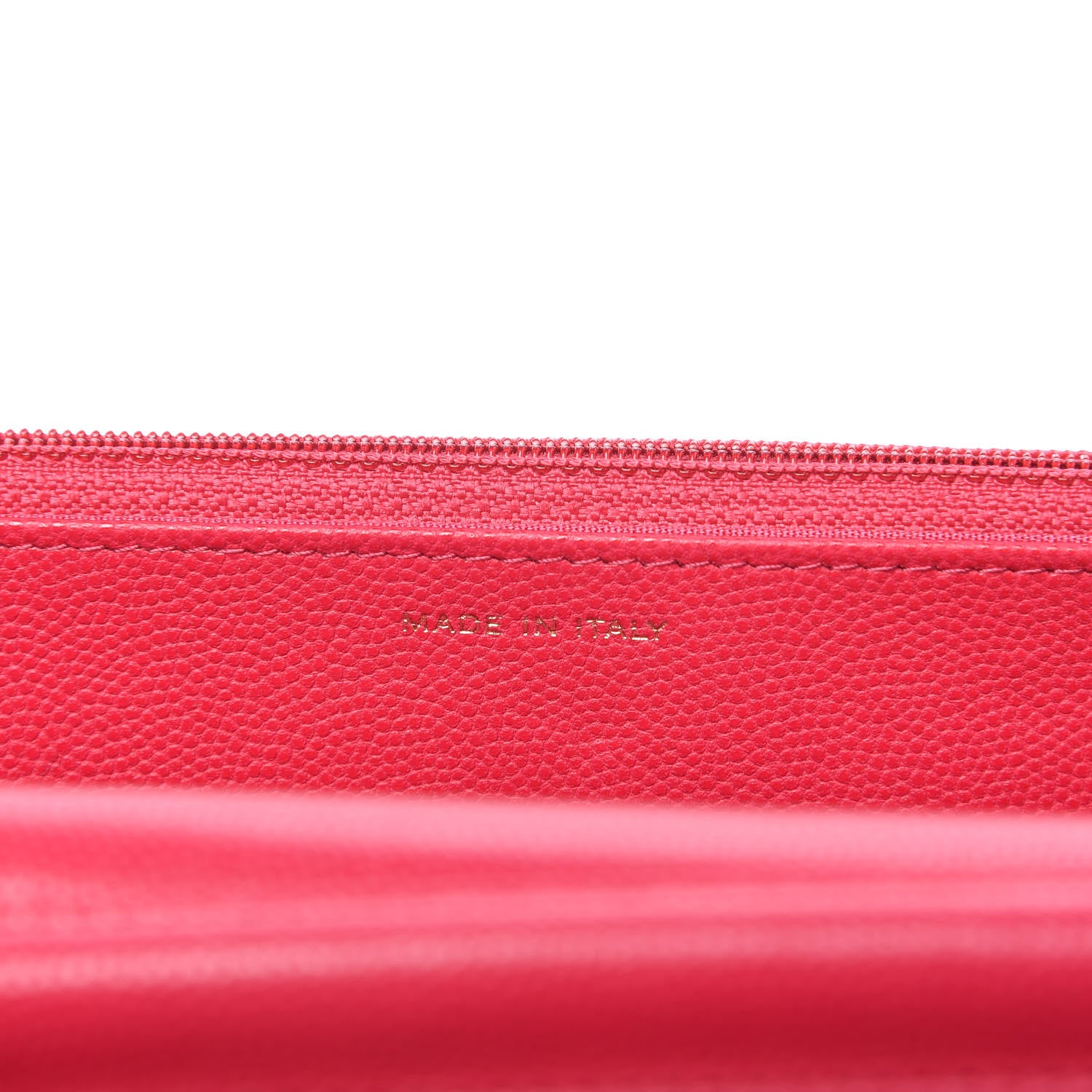 Chanel Caviar Camellia Embossed Wallet On Chain WOC Fuschia 9 of 12