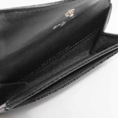 Chanel Caviar Timeless CC Flap Card Holder Black 5 of 9