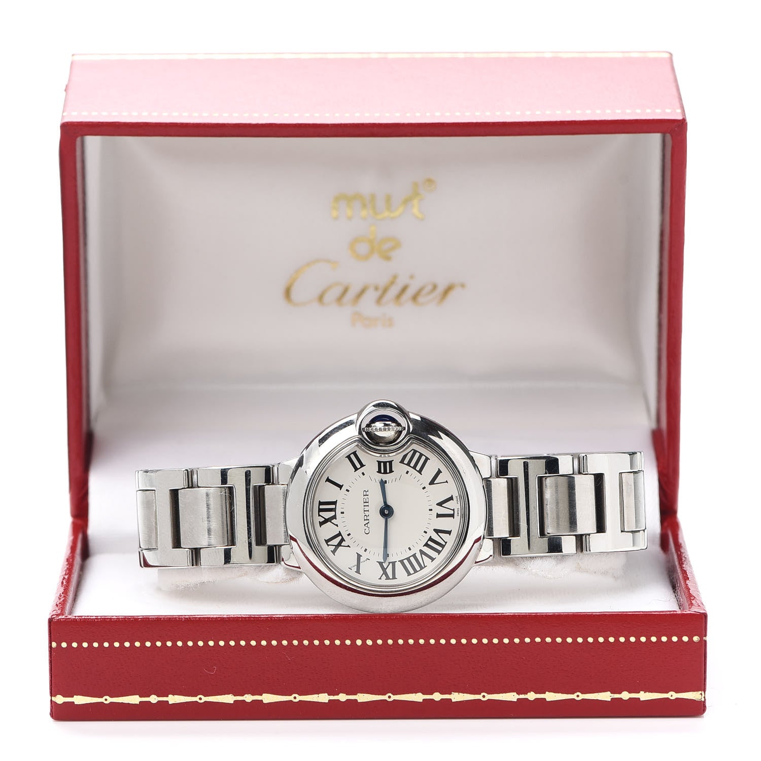 Cartier Stainless Steel 28mm Ballon Bleu De Quartz Watch 6 of 6