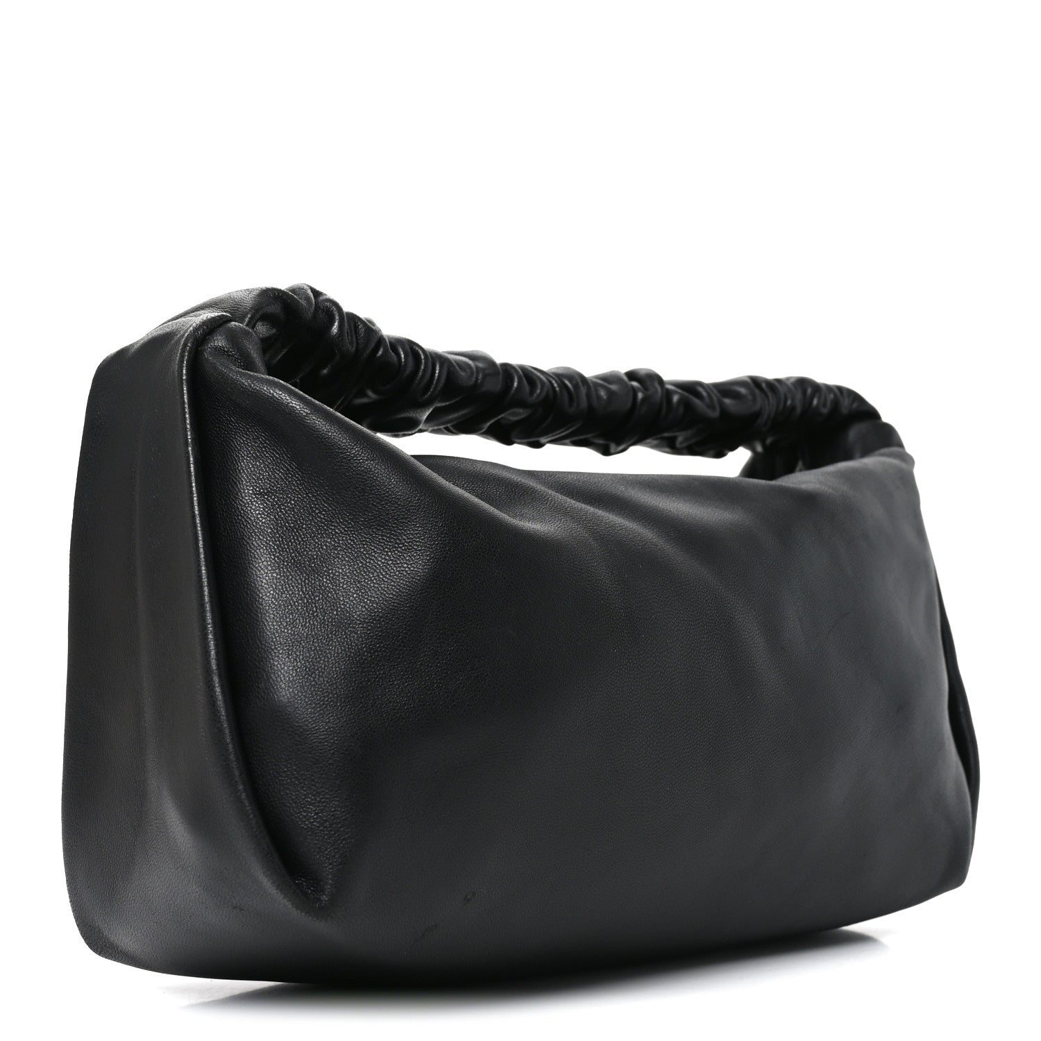 Alexander Wang Lambskin Mini Scrunchie Bag Black 3 of 9