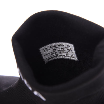 Balenciaga Neoprene Knit Womens Speed Cuffed Sneakers 40 Black White Yellow Fluo 8 of 9