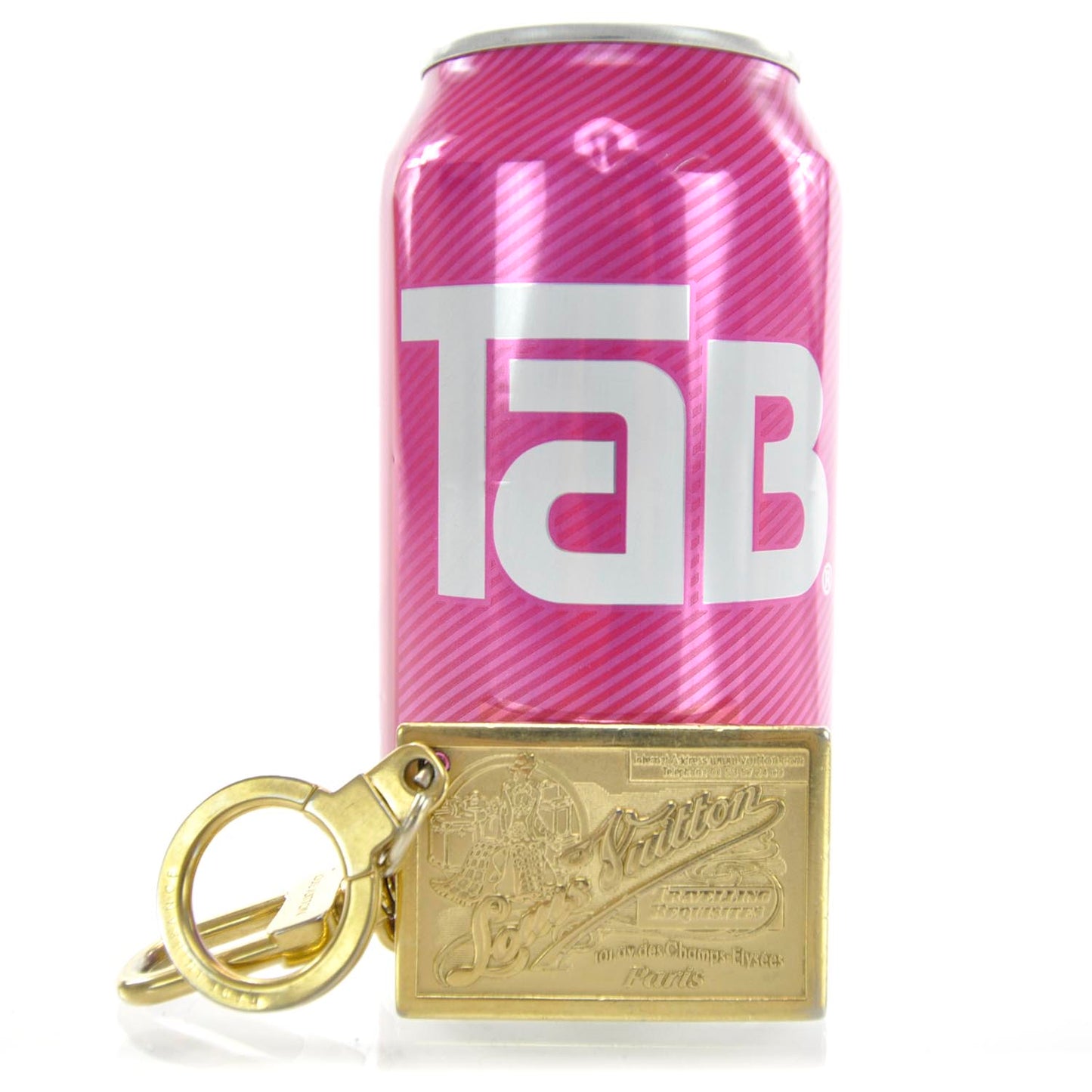 Travel Chain Extender Key Ring Gold
