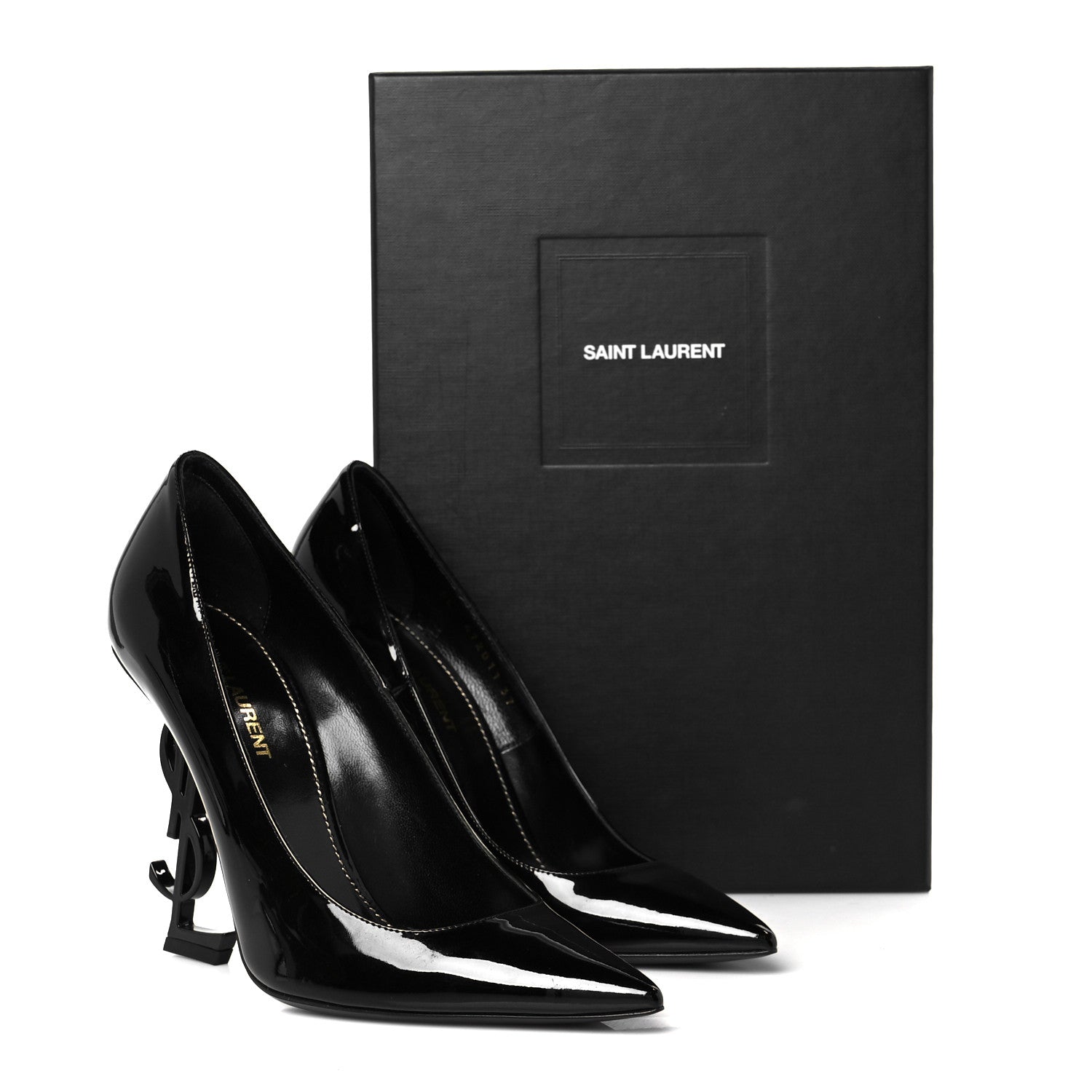 Saint Laurent Patent Opyum 110 Pumps 37 Black 10 of 10