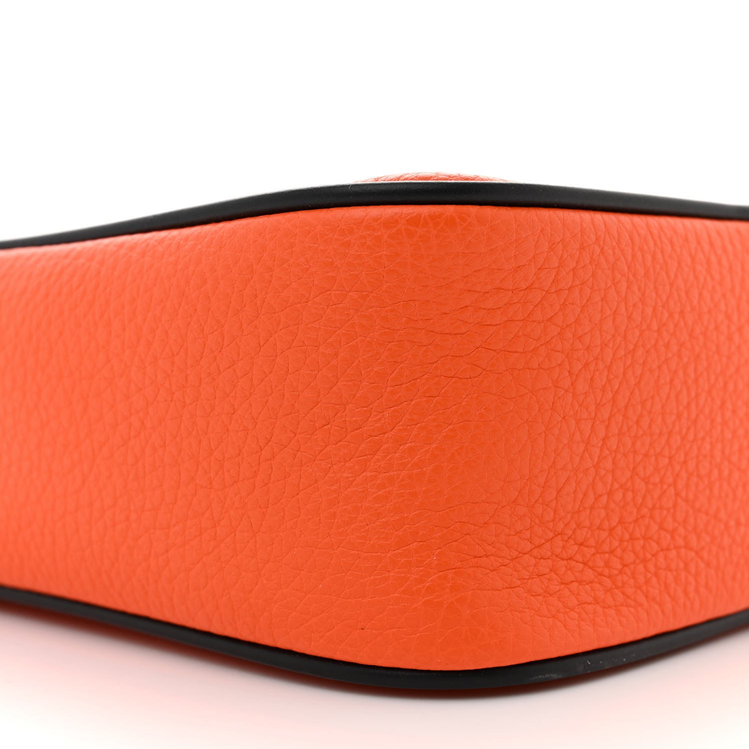 Versace Grained Calfskin Messenger Bag Orange 8 of 9