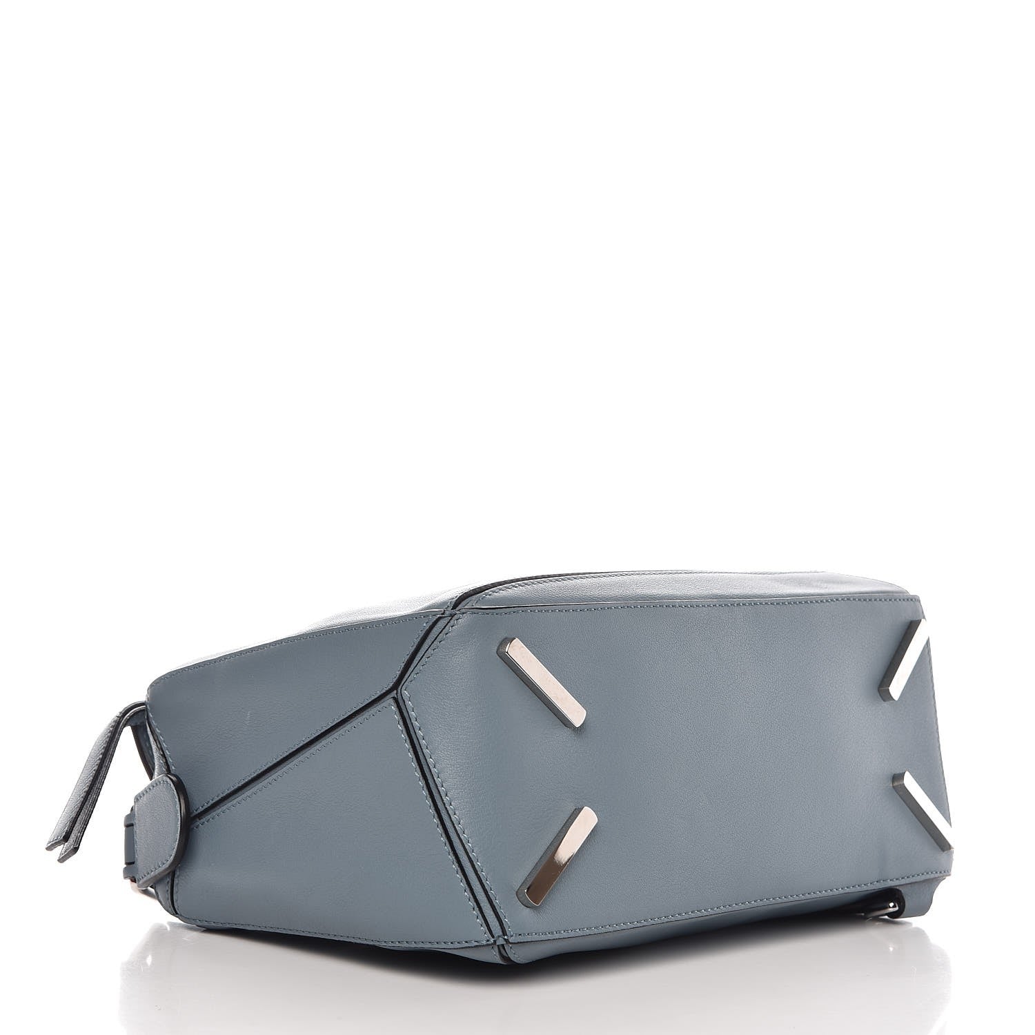 Loewe Calfskin Small Puzzle Bag Stone Blue 4 of 7
