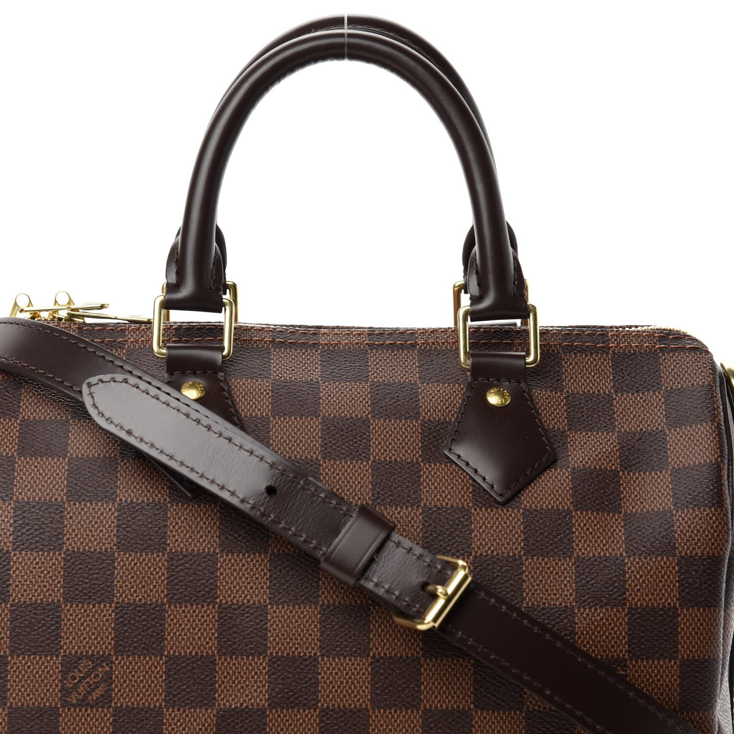 Louis Vuitton Damier Ebene Speedy Bandouliere 25 12 of 12