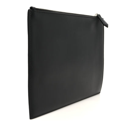 Fendi Vitello Cover Grande Baguette Pouch Black Palladio 3 of 8