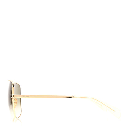 Celine Metal Sunglasses CL 41808/S Gold 5 of 16